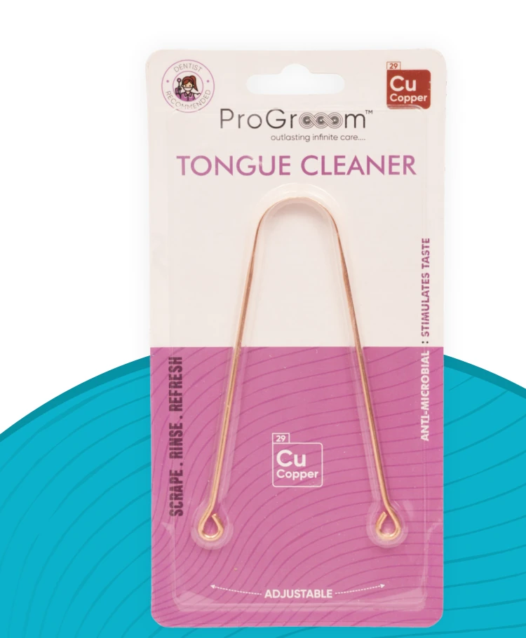 Copper tongue cleaner round